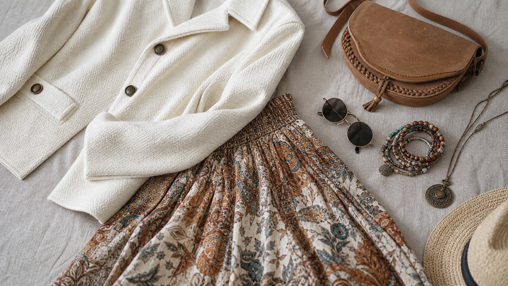 Boho Chic Outfit Ideas: Texture, Prints, and Layers Without Looking Costume-Like